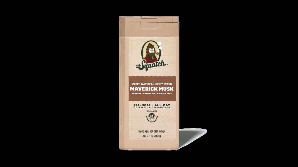 Dr. Squatch Maverick Musk Natural Men's Body Wash 14 Fluid Ounce Bottle Dr. Squatch Maverick Musk Natural Men's Body Wash 14 Fluid Ounce Bottle