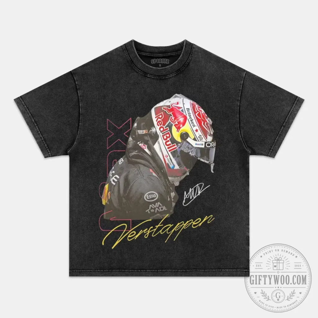 Max Verstappen F1 Racing Driver Graphic T-Shirt for Formula One Fans Max Verstappen F1 Racing Driver Graphic T-Shirt for Formula One Fans