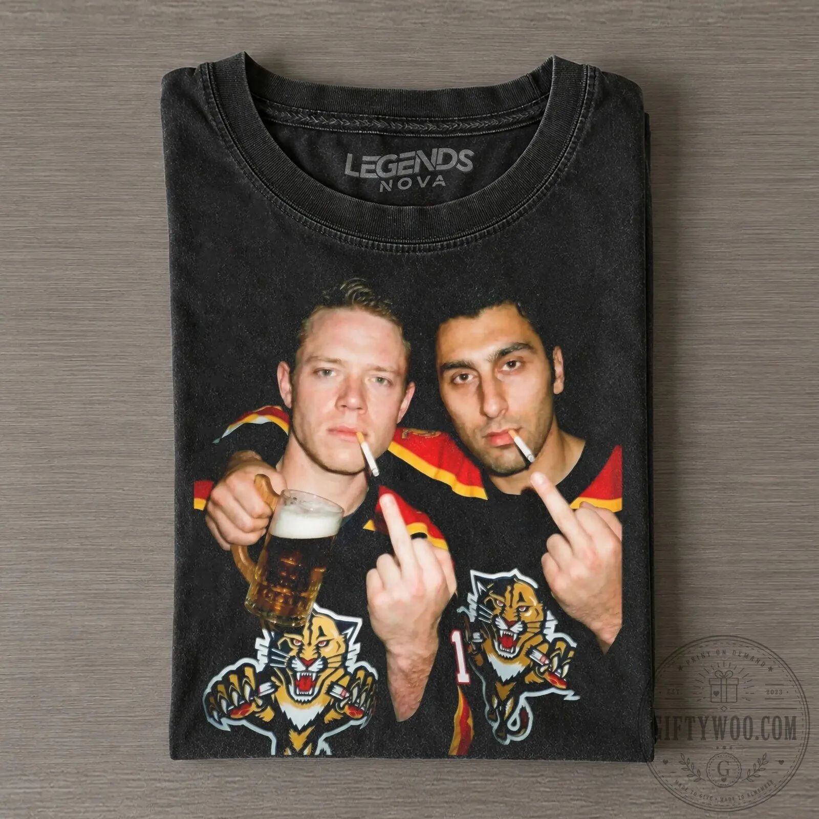 Matthew Tkachuk Sam Bennett Florida Panthers Legends Nova Hockey T-Shirt