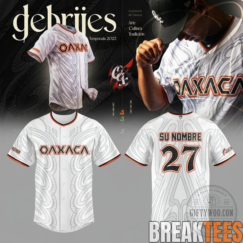 Guerreros de Oaxaca Alebrijes En La Piel Custom Baseball Jersey 1 Guerreros de Oaxaca Alebrijes En La Piel Custom Baseball Jersey