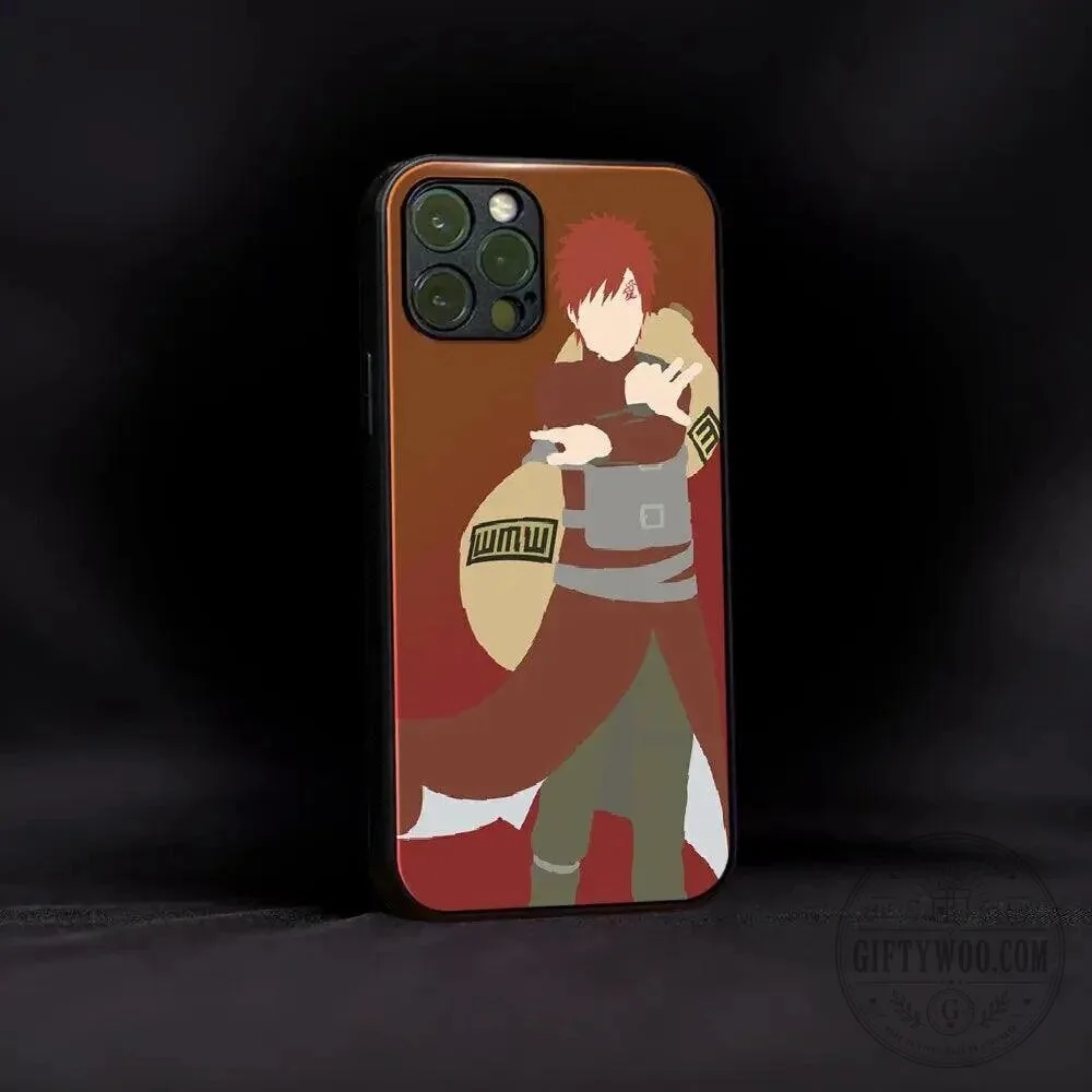 Gaara of the Desert Anime Character Art Phone Case