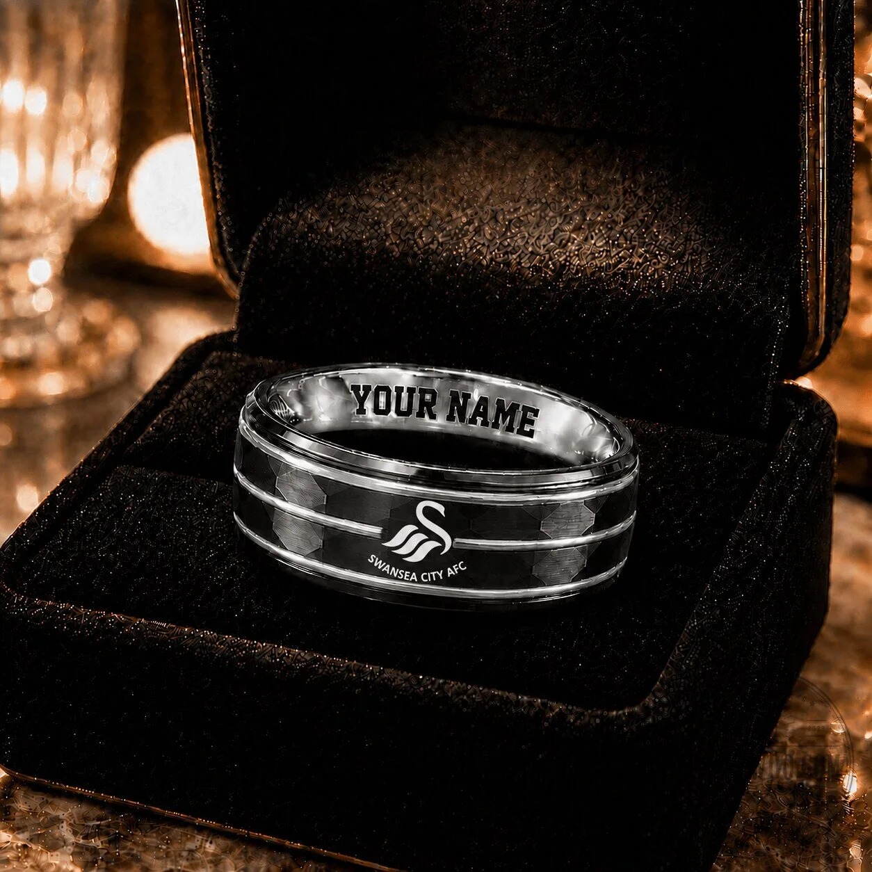 Swansea City AFC Championship Ring Custom Name For Fan