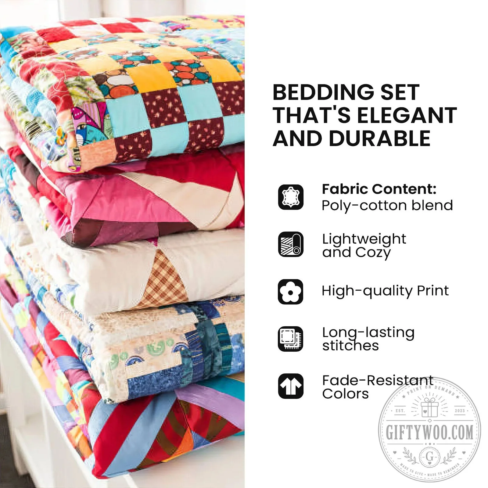 Frozen Christmas Village Winter Wonderland Quilted Bedding Set 9 Frozen Christmas Village Winter Wonderland Quilted Bedding Set