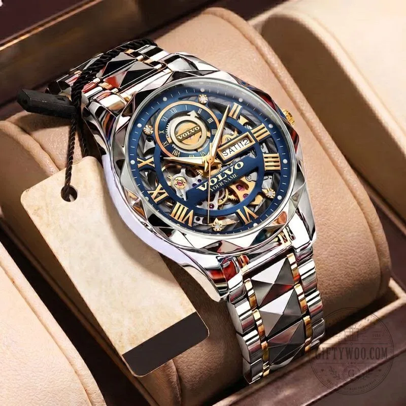Volvo Custom Name Elegant Fashion Design Watch