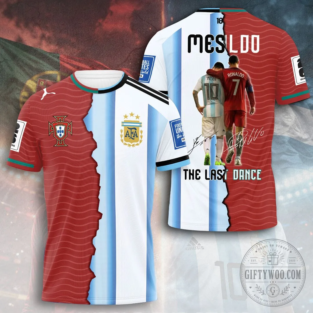 Lionel Messi and Cristiano Ronaldo The Last Dance Soccer Jersey