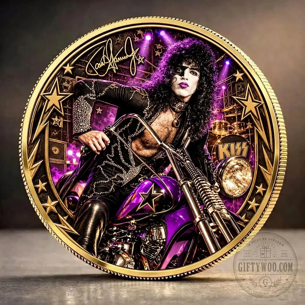 KISS Paul Stanley The Starchild Commemorative Coin Collectible 5 KISS Paul Stanley The Starchild Commemorative Coin Collectible