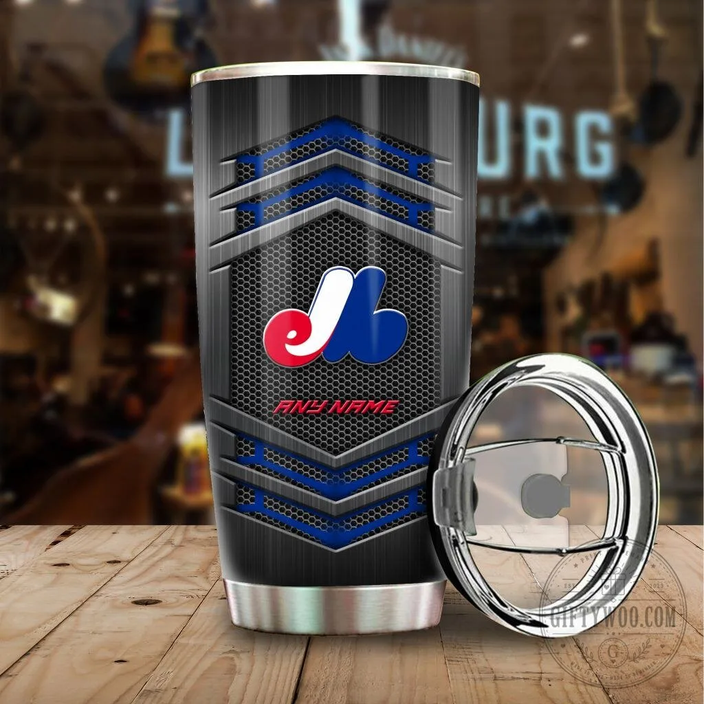 Montreal Expos Baseball Team Logo Personalized Stainless Steel Tumbler 9 Montreal Expos Baseball Team Logo Personalized Stainless Steel Tumbler