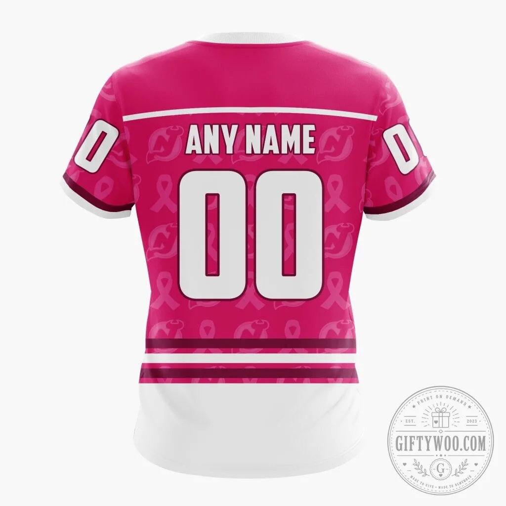 New Jersey Devils NHL Special Pink Breast Cancer Awareness Hoodie 19 New Jersey Devils NHL Special Pink Breast Cancer Awareness Hoodie