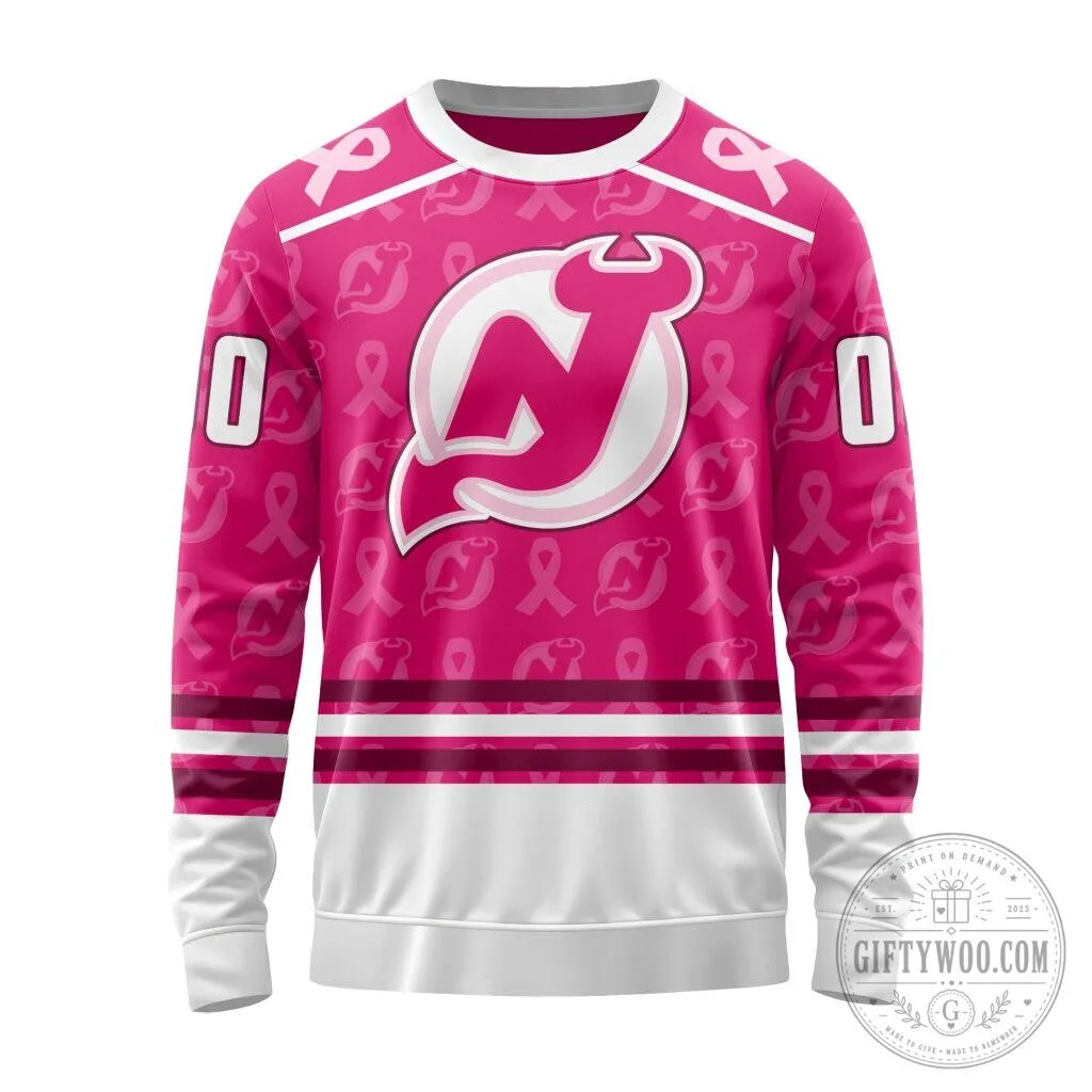 New Jersey Devils NHL Special Pink Breast Cancer Awareness Hoodie 20 New Jersey Devils NHL Special Pink Breast Cancer Awareness Hoodie