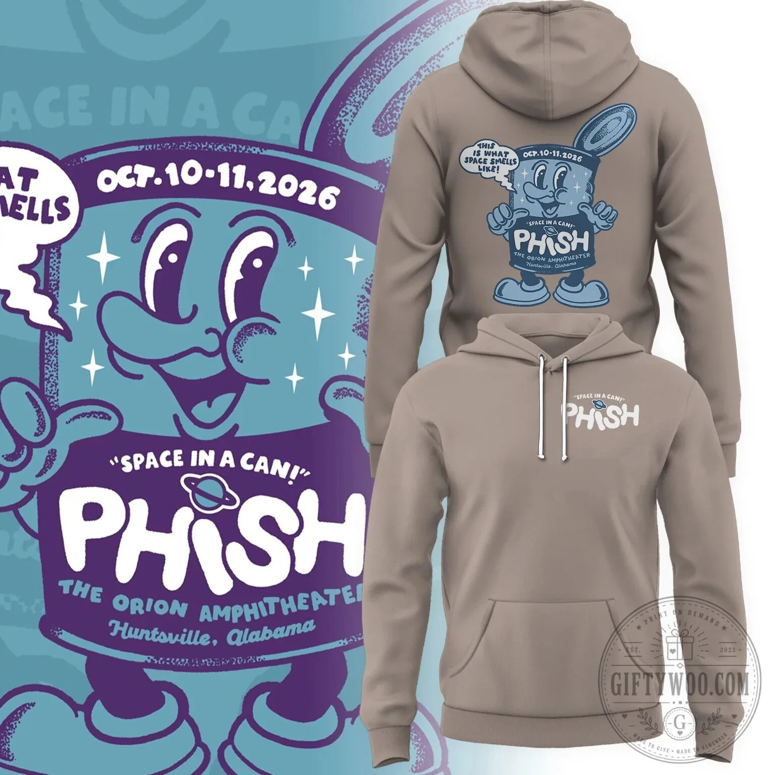 Phish Space In A Can Huntsville Alabama 2026 Concert Tour Hoodie 1 Phish Space In A Can Huntsville Alabama 2026 Concert Tour Hoodie